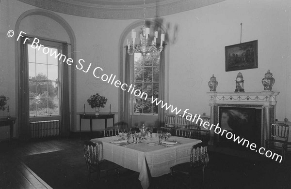 ITALIAN LEGATION  LUCAN HOUSE  DINING ROOM